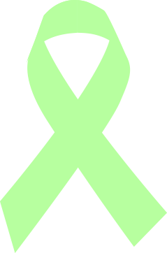 Light Green Ribbon Necklaces Wholesale, Celiac Disease Awareness