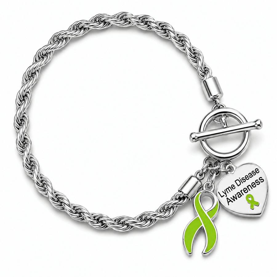 Lyme Disease Lime Green Ribbon Rope Bracelets - Fundraising For A Cause