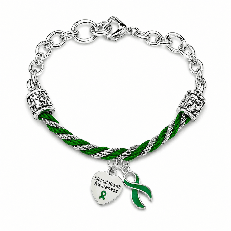 Mental Health Awareness Ribbon Bracelets - Fundraising For A Cause