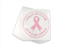 Load image into Gallery viewer, Pink Ribbon Car Window Decal