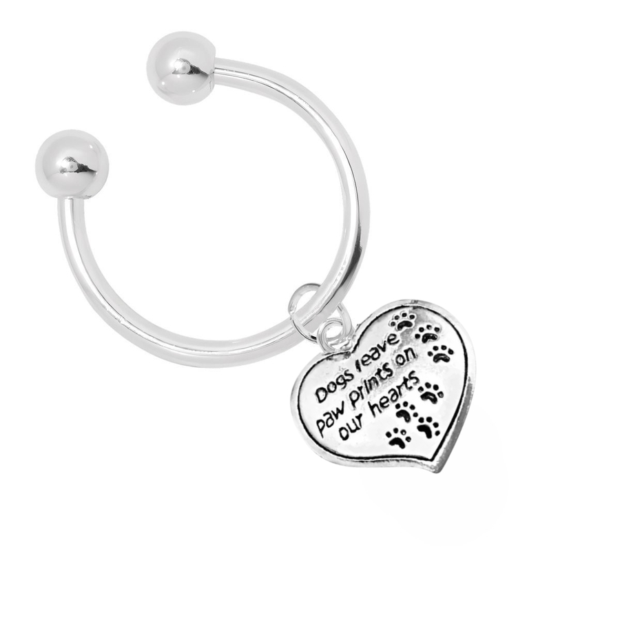 Dogs Leave Paw Prints Key Chains - Fundraising For A Cause