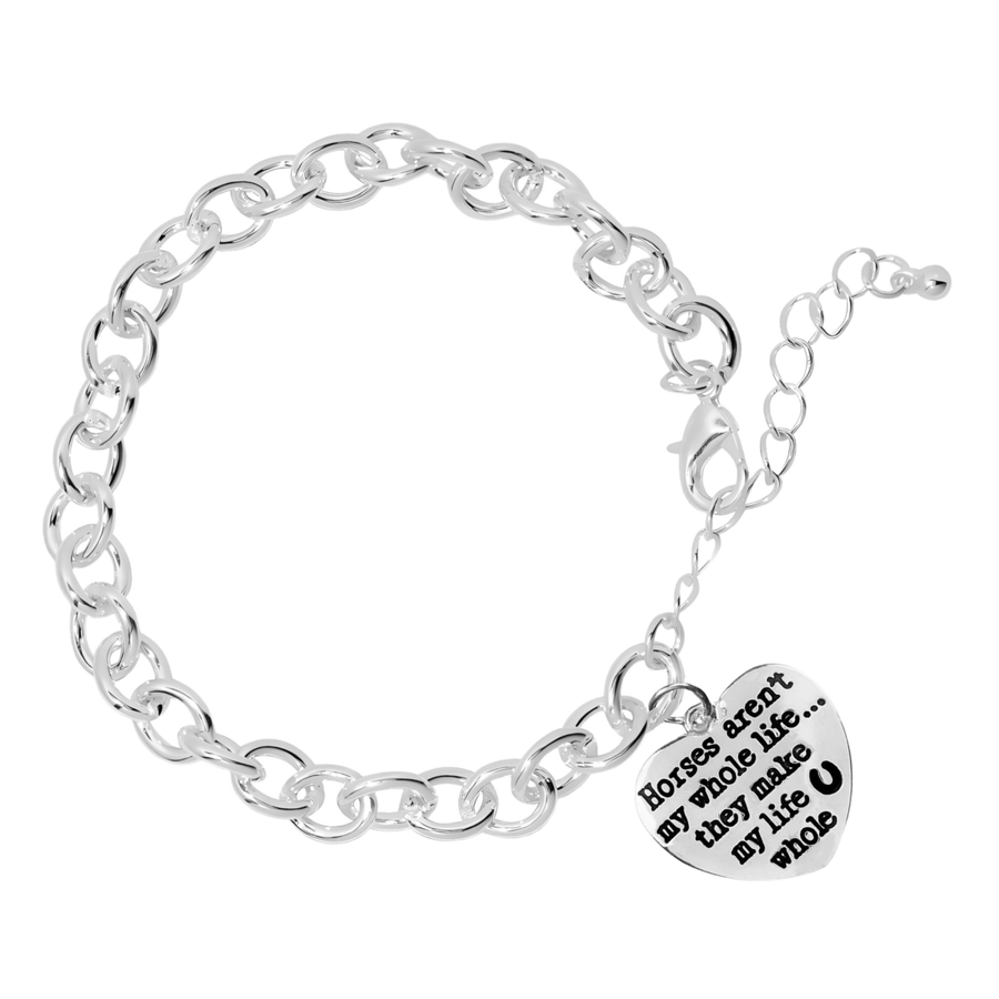 Horses Aren't My Whole Life Chunky Charm Bracelets - Fundraising For A Cause