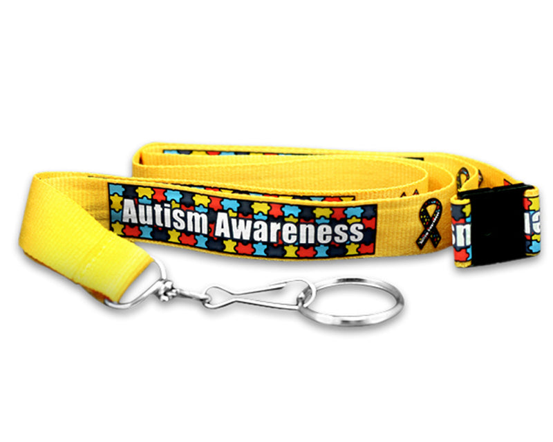 Bulk Autism Breakaway Lanyards Wholesale, Autism Awareness Lanyards