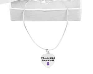 Fibromyalgia Awareness Heart Necklaces - Fundraising For A Cause
