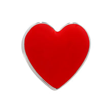 Load image into Gallery viewer, Small Red Heart Shaped Pins - Fundraising For A Cause