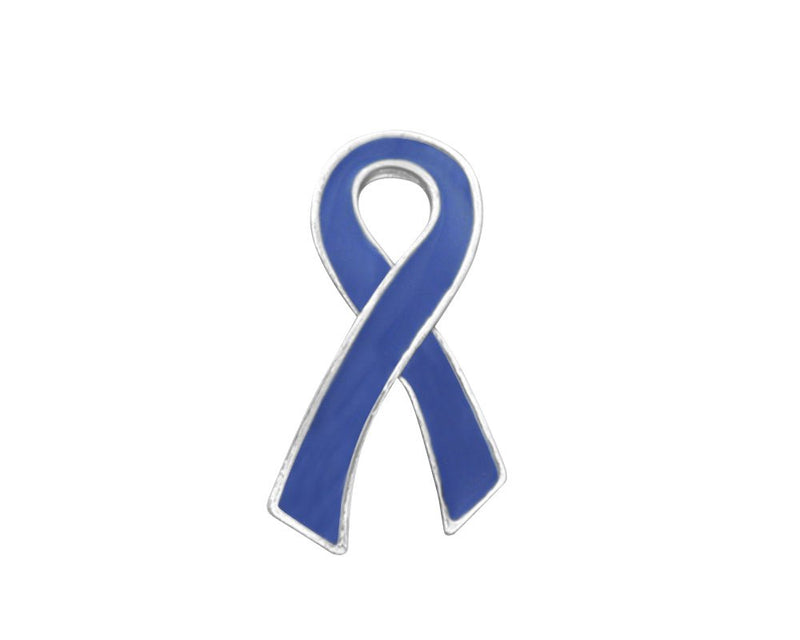Large Flat Periwinkle Ribbon Pins - Fundraising For A Cause
