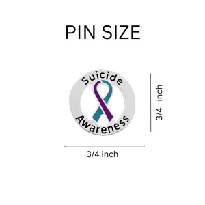 Round Suicide Awareness Pins - Fundraising For A Cause