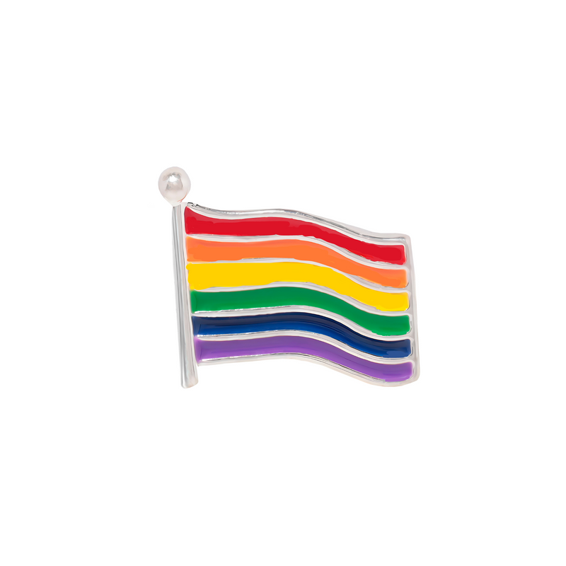Small Rainbow Flag LGBTQ Pride Lapel Pins - Fundraising For A Cause