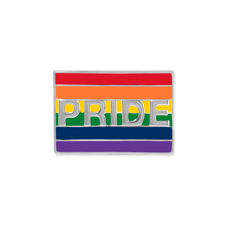 PRIDE Rectangle Rainbow Pins - Fundraising For A Cause