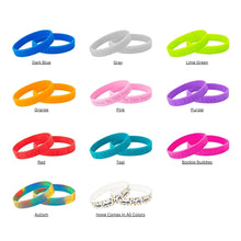 Load image into Gallery viewer, Awareness Fundraising Bracelets (Pick Your Color/Cause) - Fundraising For A Cause