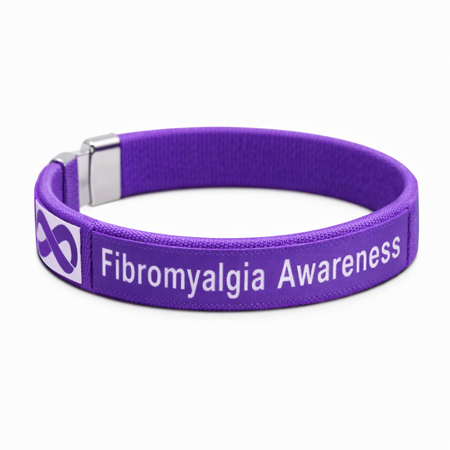 Fibromyalgia Awareness Bangle Bracelets