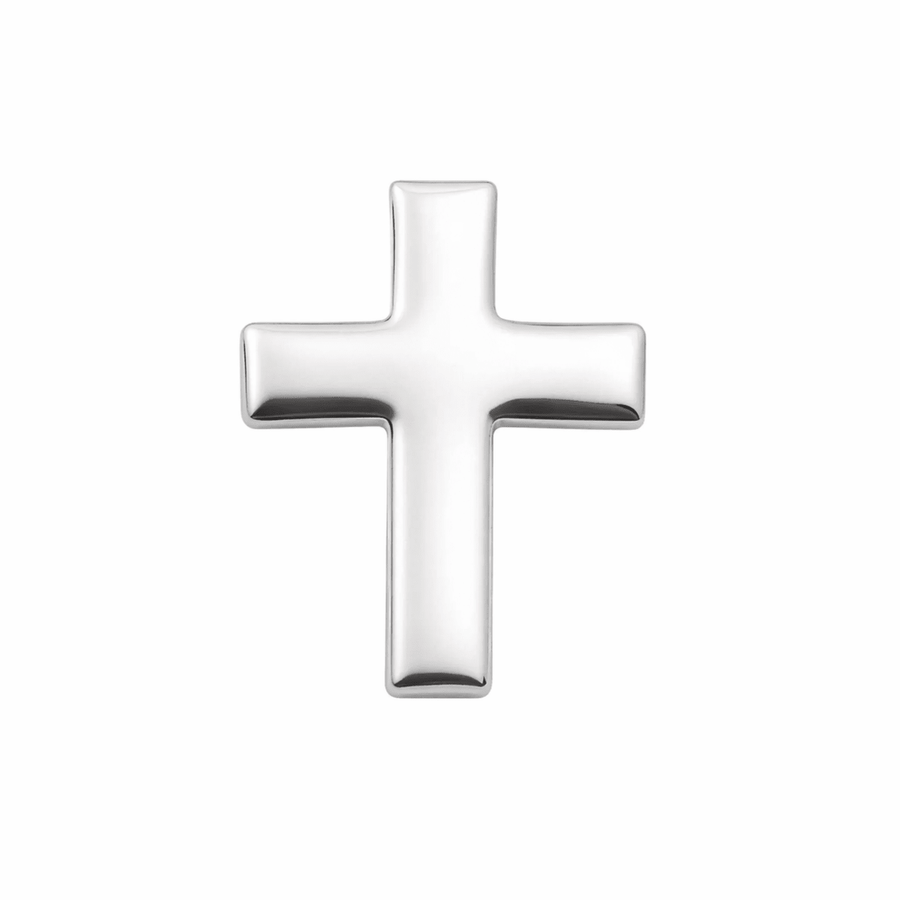 Small Silver Cross Lapel Pins - Fundraising For A Cause