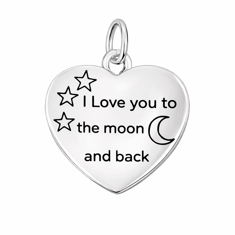 I Love You To The Moon And Back Charms - Fundraising For A Cause
