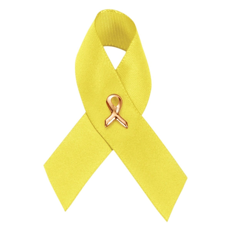 Yellow Bladder Cancer Ribbon Pins - Fundraising For A Cause