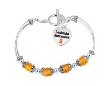 Load image into Gallery viewer, 12 Leukemia Awareness Partial Beaded Bracelets - Fundraising For A Cause