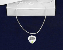 Load image into Gallery viewer, Muscular Dystrophy Awareness Heart Necklaces - Fundraising For A Cause