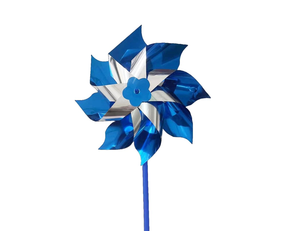 Large Blue Pinwheels for Child Abuse Prevention | 25 Pack