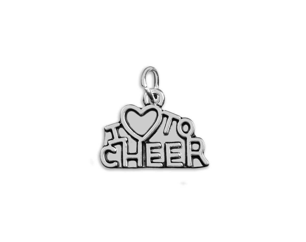 I Love to Cheer Charms Wholesale, Bulk Cheerleading Jewelry Parts –  Fundraising For A Cause