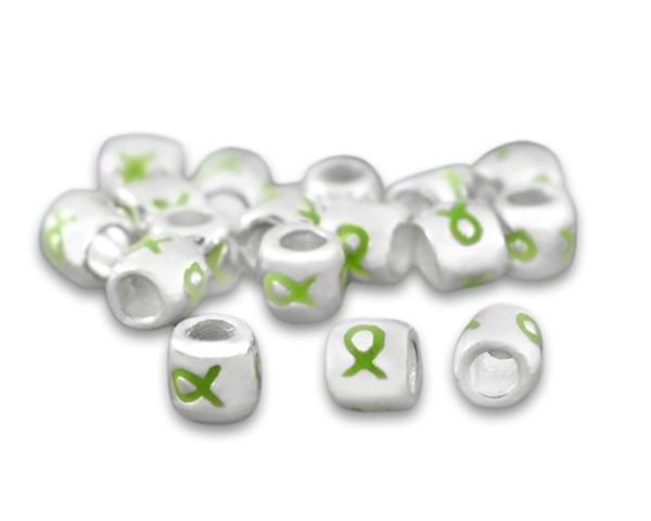 Lime Green Ribbon Charms - Fundraising For A Cause