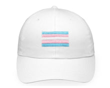 Load image into Gallery viewer, Rectangle Transgender Hats in White - Fundraising For A Cause