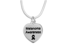 Load image into Gallery viewer, Melanoma Awareness Heart Necklaces - Fundraising For A Cause