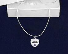 Load image into Gallery viewer, Lupus Awareness Heart Necklaces - Fundraising For A Cause