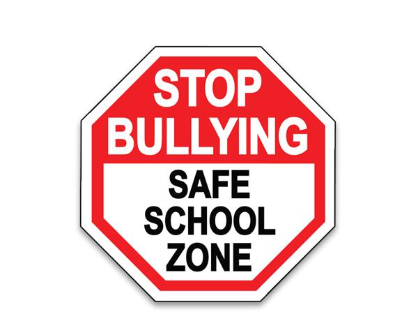 Stop Bullying Safe School Paper Signs