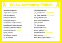 Load image into Gallery viewer, Adult Yellow Silicone Bracelet Wristbands - Fundraising For A Cause