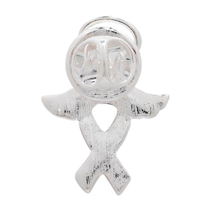 Angel Multiple Sclerosis Orange Ribbon Awareness Pins - Fundraising For A Cause