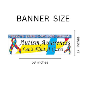 Autism Awareness Banner - Fundraising For A Cause
