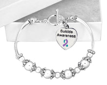 Load image into Gallery viewer, Suicide Awareness Partial Beaded Bracelets - Fundraising For A Cause 