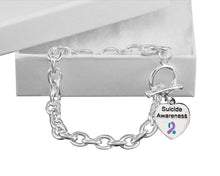 Load image into Gallery viewer, Suicide Awareness Chunky Charm Bracelets - Fundraising For A Cause