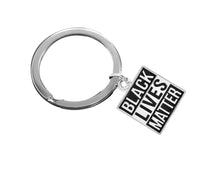 Load image into Gallery viewer, Black Lives Matter Split Ring Key Chains - Fundraising For A Cause