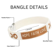 Load image into Gallery viewer, Brown Ribbon Bangle Bracelets - Fundraising For A Cause