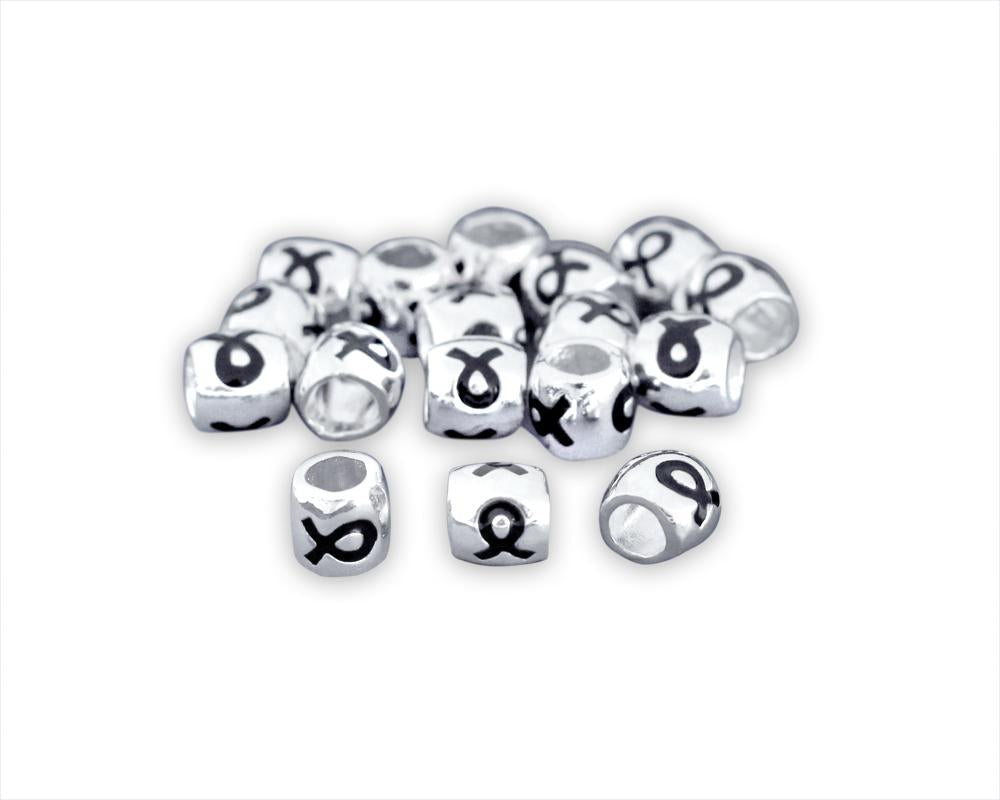 Black Ribbon Charms - Fundraising For A Cause