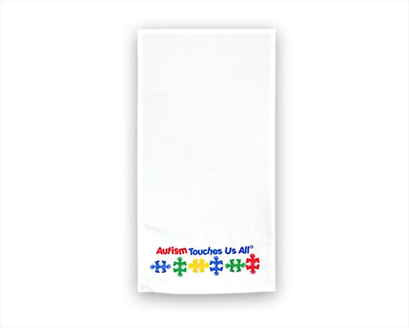 Autism Awareness Paper Dinner Napkins - Fundraising For A Cause