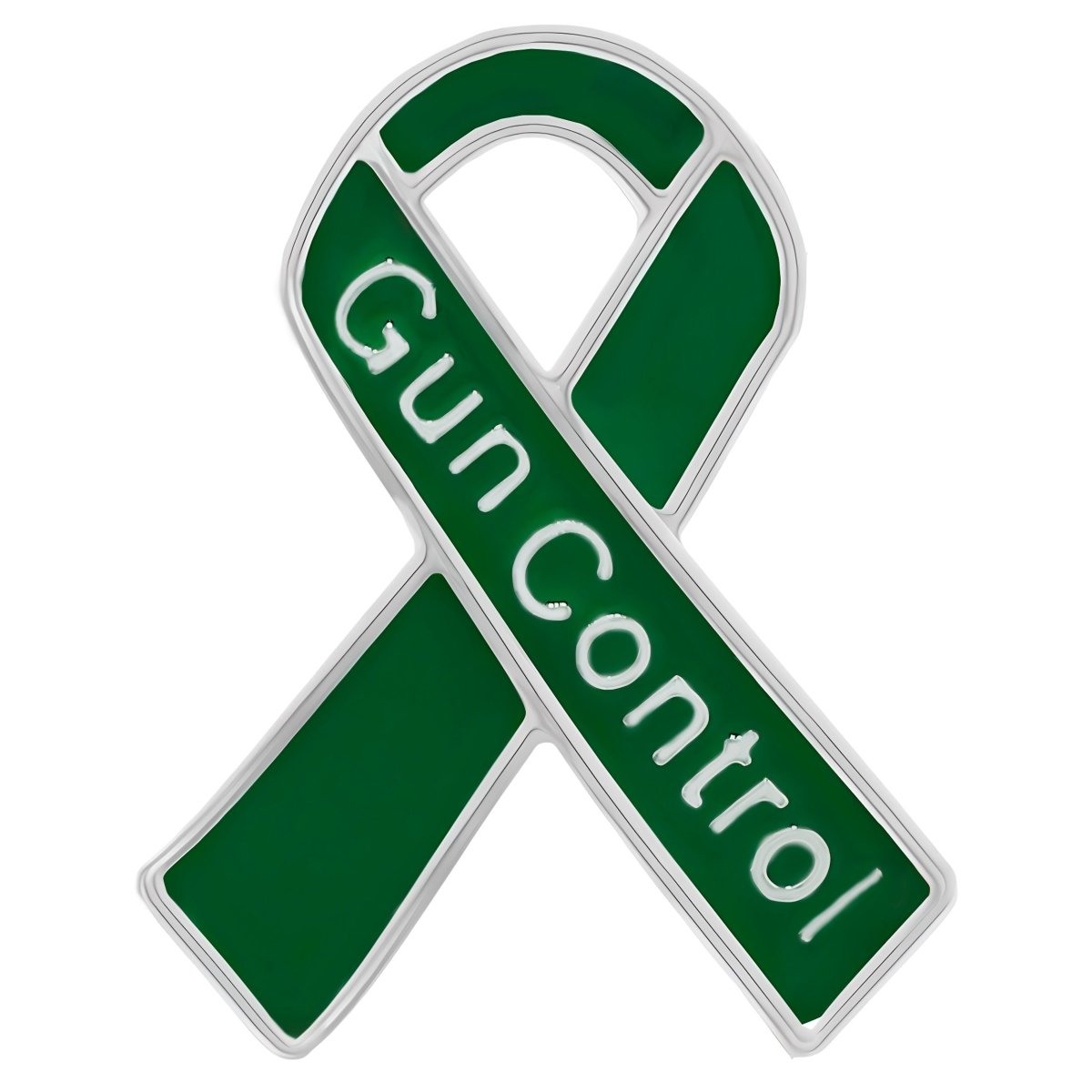 Gun Control Awareness Green Ribbon Pins - Fundraising For A Cause