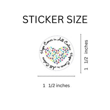 Load image into Gallery viewer, Hope Comes In All Colors Multi Ribbon Stickers (250 per Roll) - Fundraising For A Cause