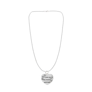 I Love You To The Moon And Back Necklaces - Fundraising For A Cause