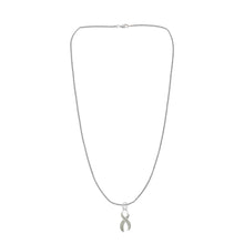 Load image into Gallery viewer, Large Gray Ribbon Necklaces - Fundraising For A Cause