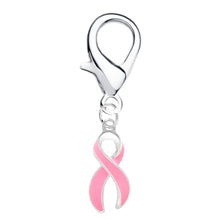 Load image into Gallery viewer, Large Pink Ribbon Hanging Charms - Fundraising For A Cause