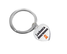 Load image into Gallery viewer, Leukemia Awareness Heart Split Style Key Chains - Fundraising For A Cause