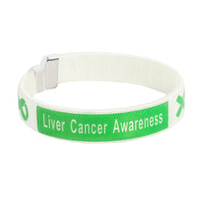 Load image into Gallery viewer, Liver Cancer Awareness Bangle Bracelets - Fundraising For A Cause