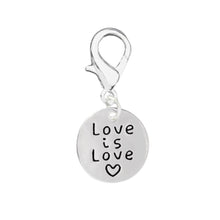 Load image into Gallery viewer, Love Is Love Circle Hanging Charms - Fundraising For A Cause