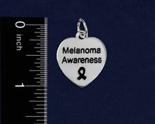 Load image into Gallery viewer, Melanoma Awareness Heart Key Chains - Fundraising For A Cause