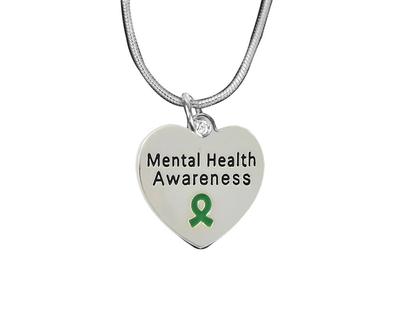 Mental Health Awareness Heart Necklaces - Fundraising For A Cause