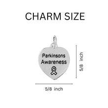 Load image into Gallery viewer, Parkinson&#39;s Awareness Heart Earrings - Fundraising For A Cause