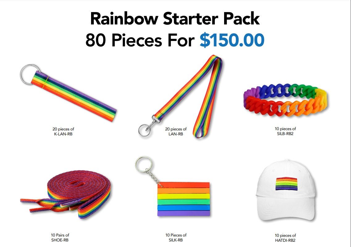 Rainbow Variety Pack Bundle (Small - 80 Pieces) - Fundraising For A Cause