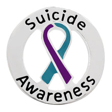 Load image into Gallery viewer, Round Suicide Awareness Pins - Fundraising For A Cause