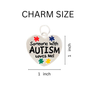 Someone With Autism Loves Me Chunky Charm Bracelets - Fundraising For A Cause